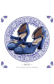 Iris Corolla Zhiyu Chinese Style Shoes(Reservation/6 Colours/Full Payment Without Shipping)